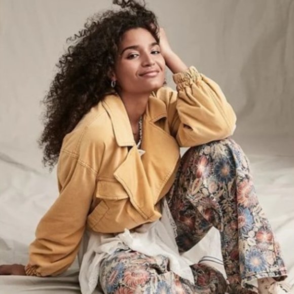 NWT-Free People Sure Thing Bomber Jacket - L - Picture 1 of 7